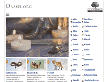Tablet Screenshot of orakel.org