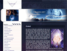 Tablet Screenshot of orakel.net